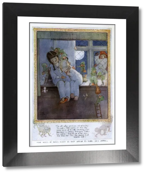 Framed Print : The Allies of Santa Claus Print, 1919