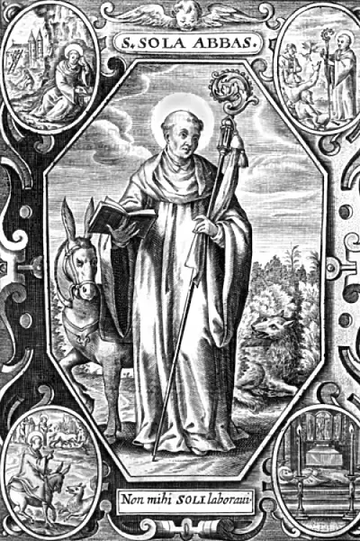 Saint Sola, Anglo-Saxon monk in Germany