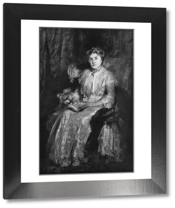 Framed Print : Mrs John D. Rockefeller Print 1839-1915 Framed Print : Mrs John D. Rockefeller Print 1839-1915