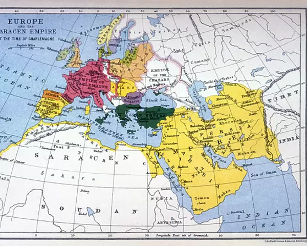 Charlemagne Era Map
