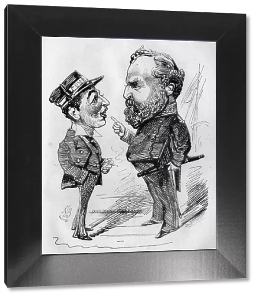 Caricature of Lord Beresford and Admiral Seymour