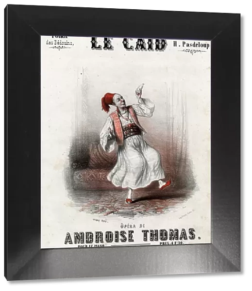Music cover, Le Caid, Polka of the Bedouins by Pasdeloup