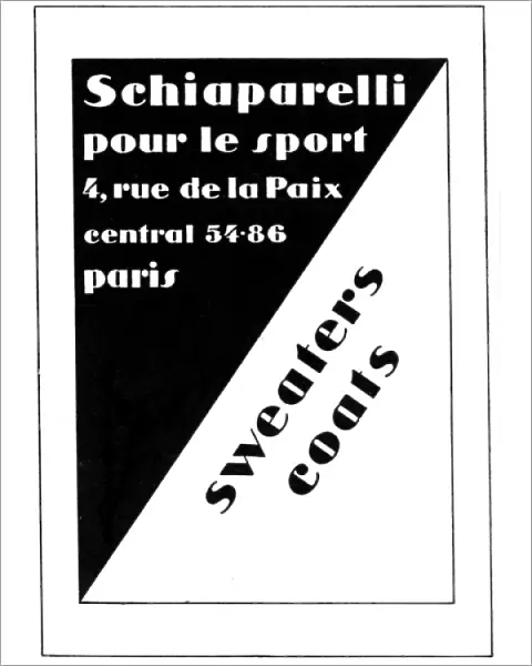 Elsa Schiaparelli Pour le Sport advertisment