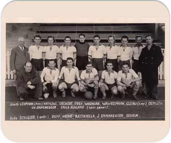 Group photo, SR Colmar football team