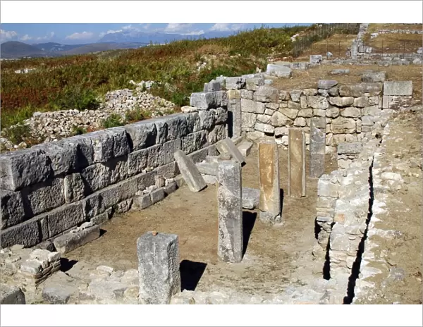 Ruins of Byllis. Republic of Albania