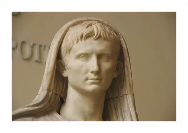 Augustus (61 B. C-14 A. D). as Pontifex Maximus