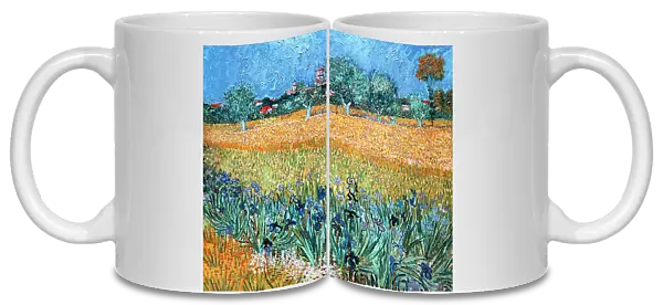Field with Flowers near Arles by Van Gogh