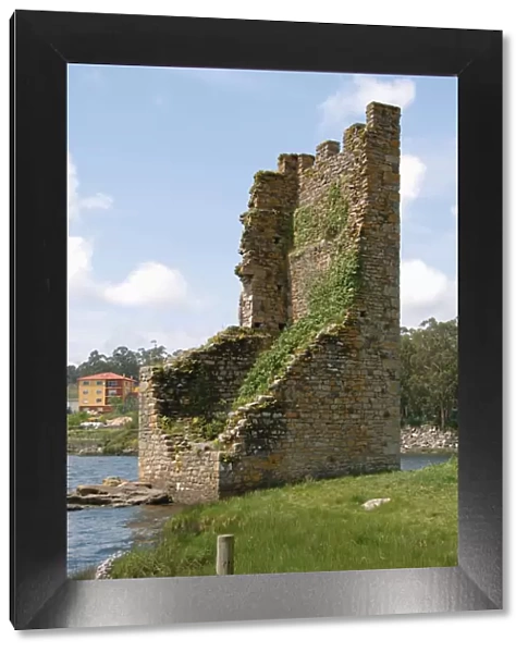 Spain. Galicia. Catoira. Torres do Oeste castle. 9th century