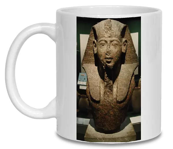Bust of egyptian pharaoh