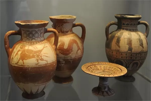 Etruscan Art. Italy. Production of tableware was established