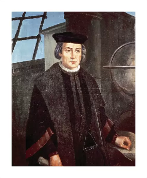Christopher Columbus (1451-1506). Maritime explorer. Discove