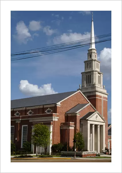 Jackson. First presbyterian church State of Mississippi. USA