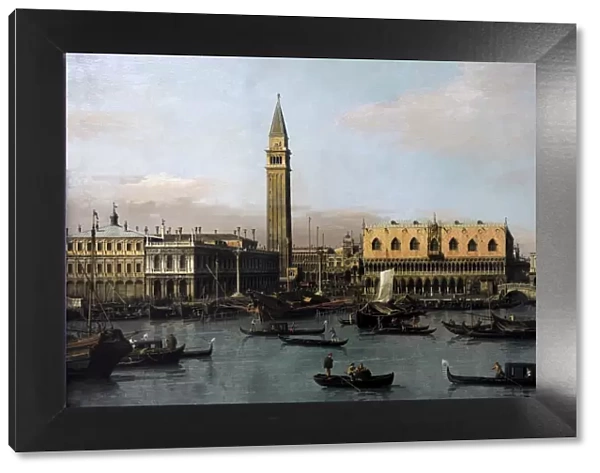 Piazetta and Riva degli Schiavoni in Venice by Antonio Canal