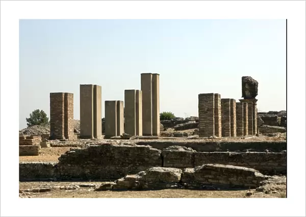 Roman city of Italica. Domus of the Exedra. Spain