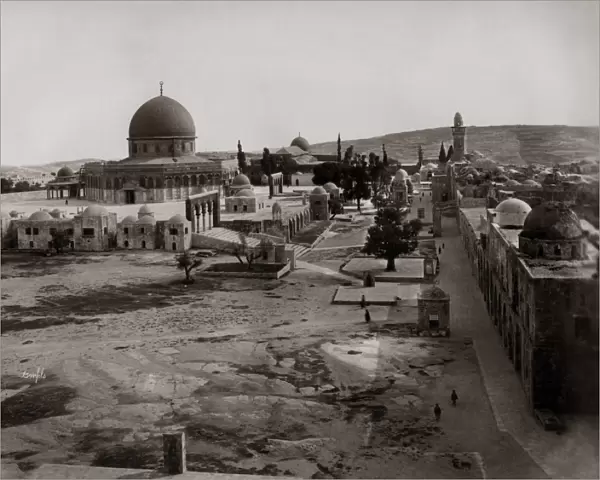 Dome of the Rock, Temple Mount, Jerusalem, circa 1890