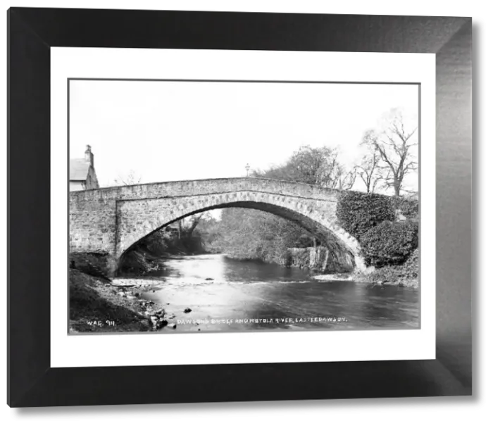 Framed Print : Early 1900s Print of Dawsons Bridge and Moyola River, Castledawson Framed Print : Early 1900s Print of Dawsons Bridge and Moyola River, Castledawson