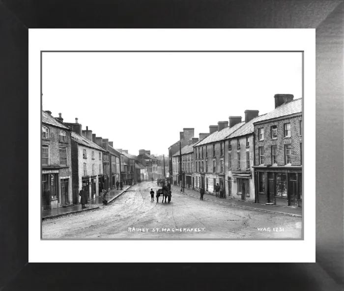 Framed Print : Early 20th Century Print of Rainey St Magherafelt