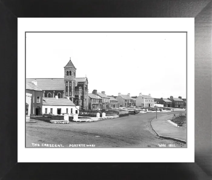 Framed Print : Early 20th Century Print of Portstewart's The Crescent