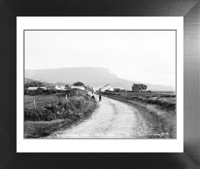 Framed Print : Benevenagh Landscape Print, Northern Ireland, Early 1900s