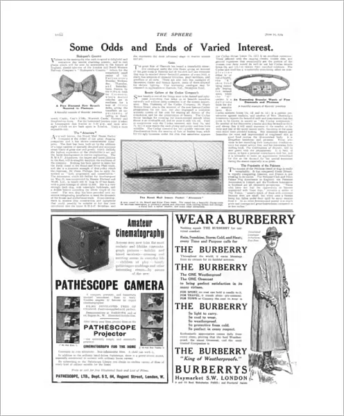 Some odds and ends of varied interest 1914