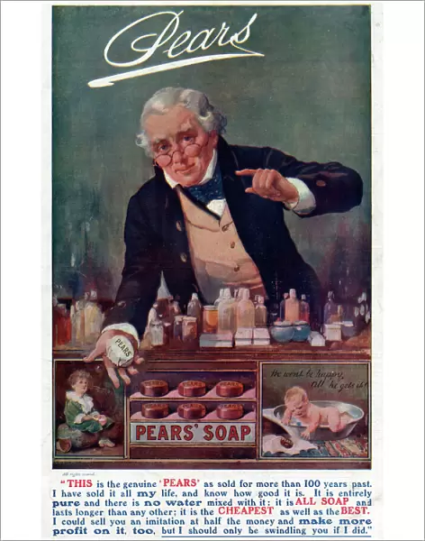Advert for Pears Soap - A Chemist Recommends... 1912