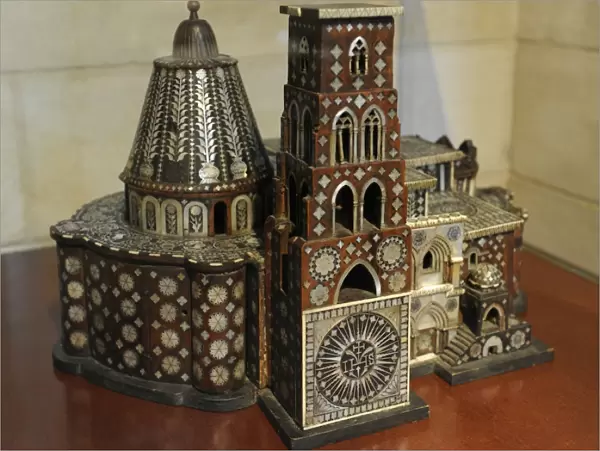 Model of the Chruch of the Holy Sepulcher. 17th-18th century