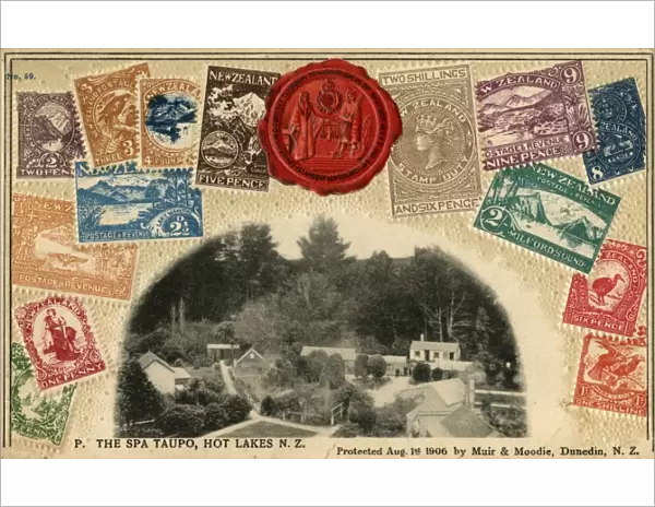Stamp Card produced by Ottmar Zeihar - New Zealand
