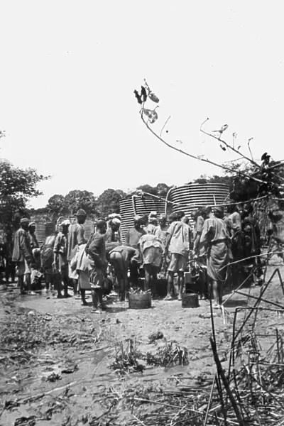 Water collection, Masasi, East Africa, WW1