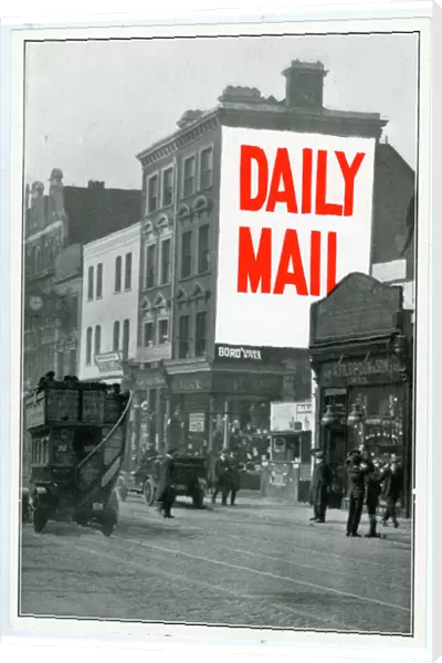 Advertisement for the Daily Mail newspaper