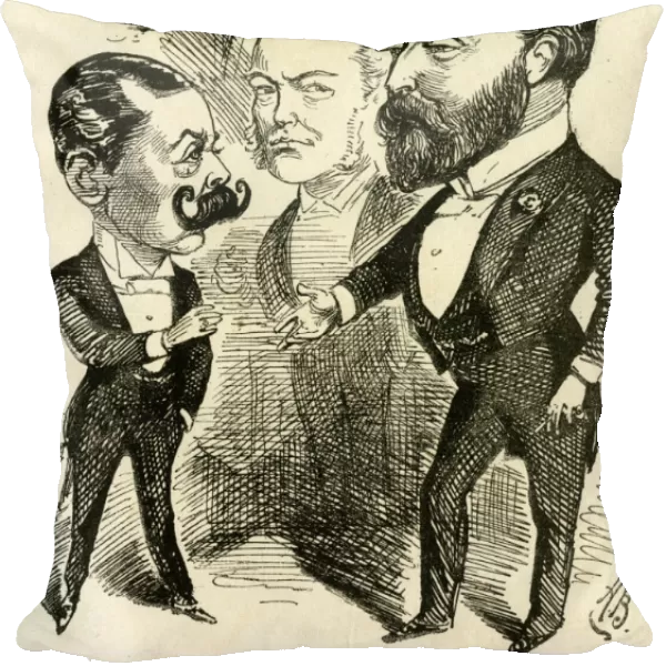 Cartoon, Edward, Prince of Wales, Randolph Churchill