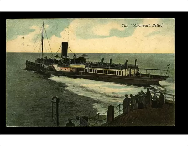 Paddle steamer Yarmouth Belle