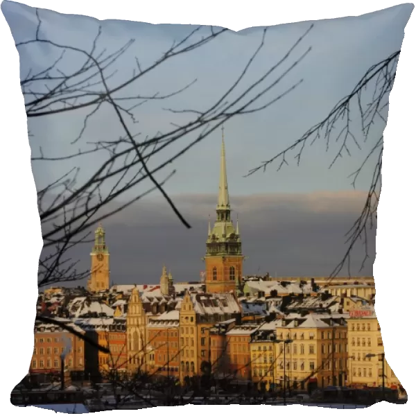 Sweden. Stockholm. Panorama of the Old City (Gamla