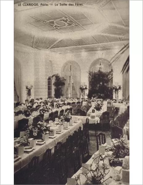 La Salle des Fetes in Claridges hotel, Paris, 1920s