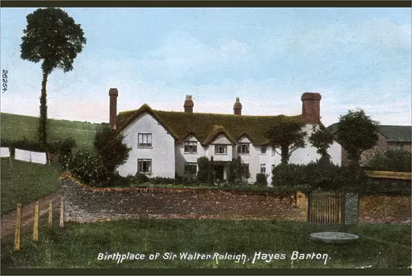 The Birthplace of Sir Walter Raleigh, Hayes Barton, Devon
