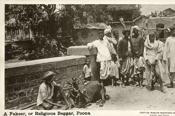 Fakeer - Religious Beggar - at Pune (Poona) India