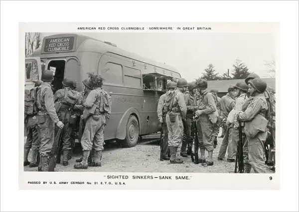 WW2 - American Red Cross Clubmobile - UK
