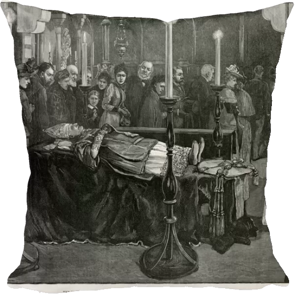Cardinal Newman Lying in State
