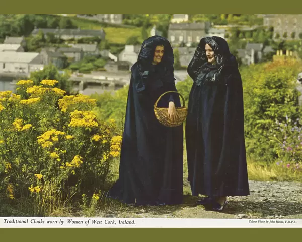 Traditional Cloaks worn by women of West Cork. Ireland