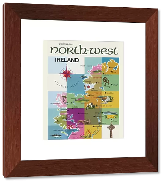 Map of North West Ireland