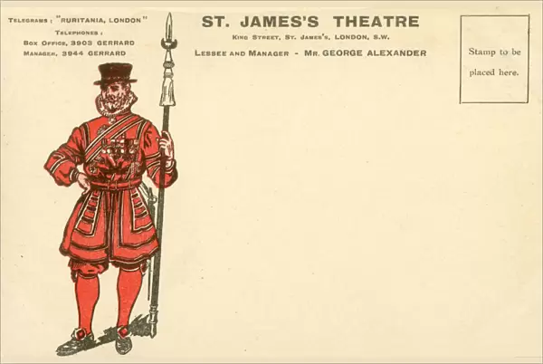Postcard, St Jamess Theatre, King Street, London