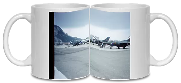 Visiting aircraft apron at Gibraltar