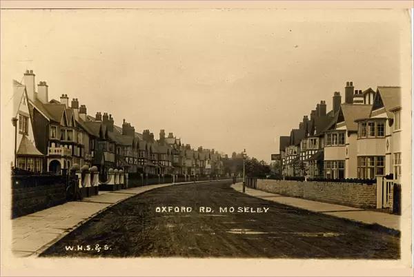 Oxford Road, Moseley, Birmingham, SparkhillStaffordshire, England. Date: 1909