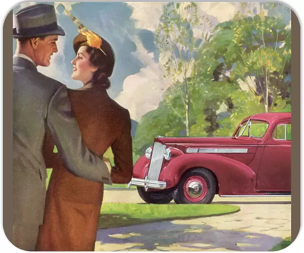 Close Couple with Car Date: 1938