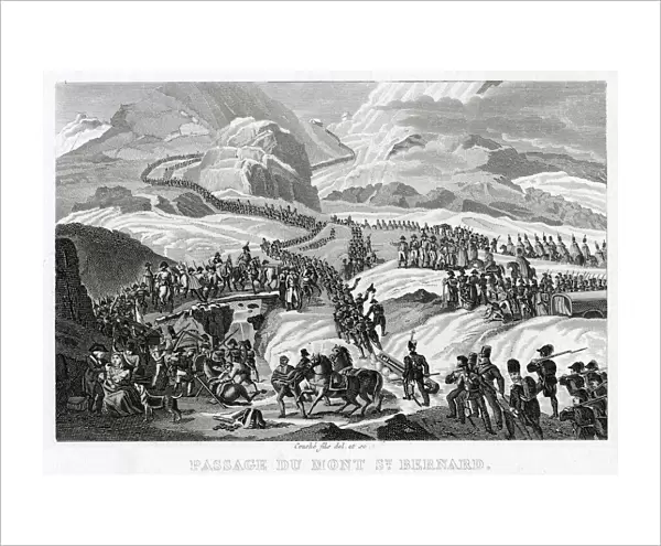 CROSSING THE ALPS Napoleon and his men take the Saint Bernard route to Italy Date