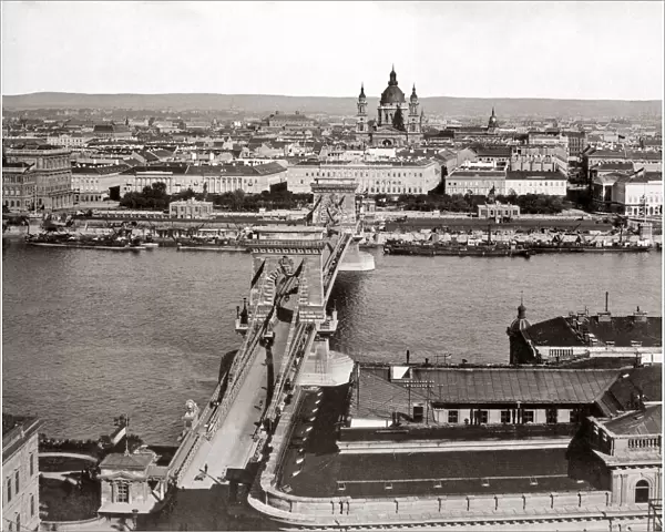 Budapest, Hungary, circa 1890. Date: circa 1890
