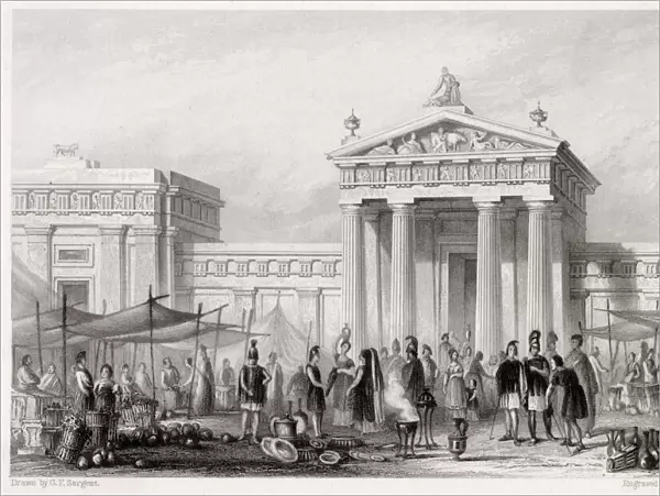 Market place at Athens