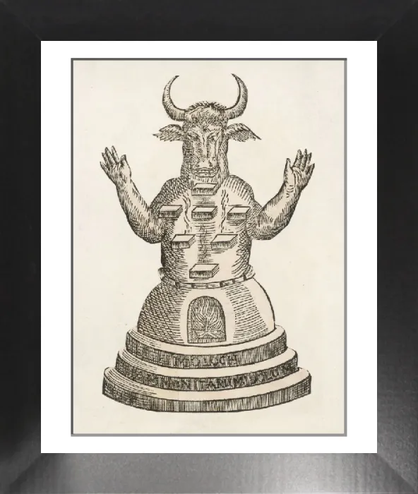 Framed Print : CHILDREN SACRIFICED TO MOLOCH - 7th century BC Print