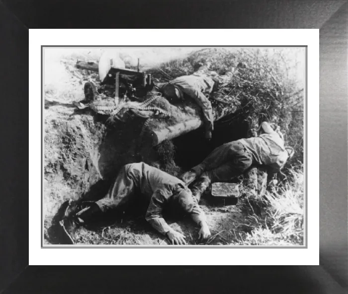 Framed Print : Dead Soviet Troops in a Trench Print, 1942-43 Framed Print : Dead Soviet Troops in a Trench Print, 1942-43