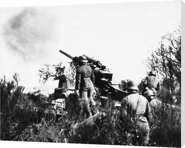 German artillery WWII