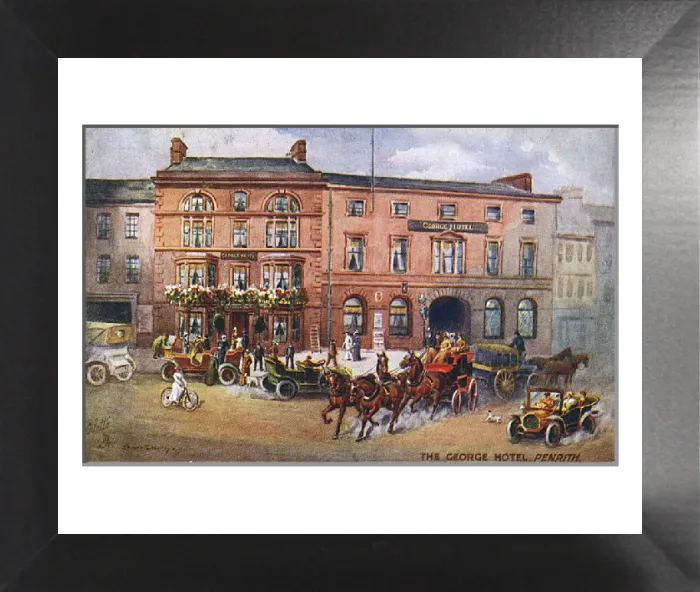 Framed Print : The George Hotel, Penrith, circa 1910 Print Framed Print : The George Hotel, Penrith, circa 1910 Print